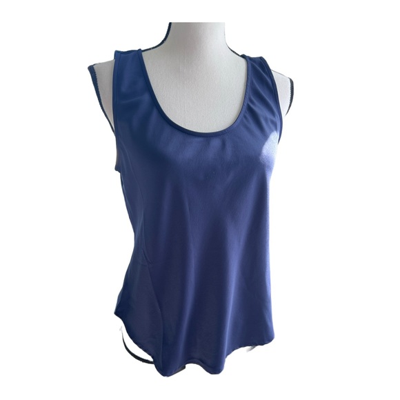 Gap Shirt Sleeveless Blouse /Top /shirt Navy Blue NWT Size Small Polyester - Picture 1 of 7